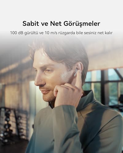 HUAWEI FreeBuds Pro 5 Kulaklık, İş ve Ofis İçin Çift Sürücülü Yapay Zeka Gürültü Engelleme Sürükleyici Ses ve Sabit Form, Etkileyici Ses Deneyimi, Stabil Görüşmeler, IP57, 38 Saat Pil Ömrü, Beyaz - Görsel 4