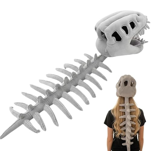 Squelette de dinosaure en peluche douce, le cadeau amusant pour surprendre vos proches à Noël