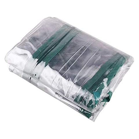2 Tier Mini Greenhouse PVC Cover, Replacement Greenhouse Cover Walk in, Plant PVC Replacement Cover Greenhouse Tent, Outdoor Walk-in Greenhouse for Cold Frost Protector Gardening Plants Cover