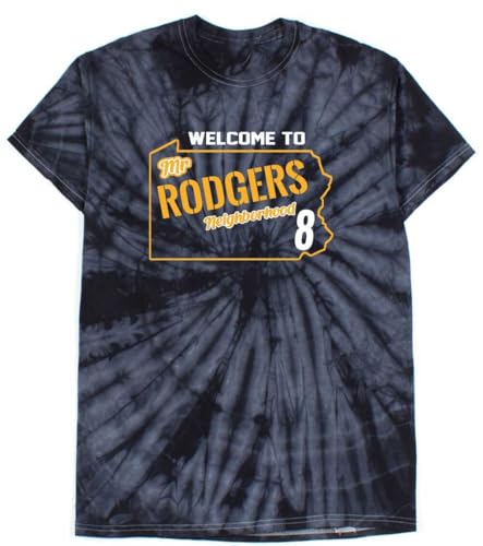 TIE-DYE Mr Rodgers Neighborhood Pittsburgh Shirt T-Shirt