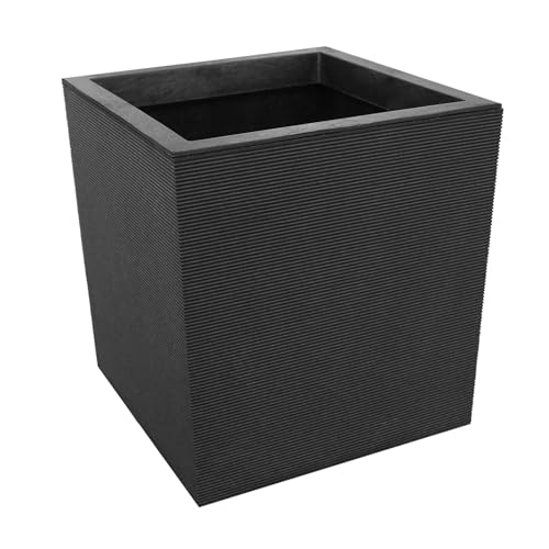 Tierra Verde Indoor & Outdoor Self-Watering Square Planter, Citadel Horizon,