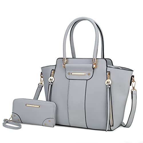 MKF Collection Tote Bag for Women, Vegan Leather Satchel Wristlet wallet Shoulder bag Top-Handle Hobo Purse Handbag by Mia k - Main Image