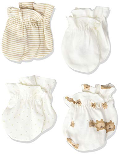 Image of Gerber Unisex-Baby 4-Pair Mittens