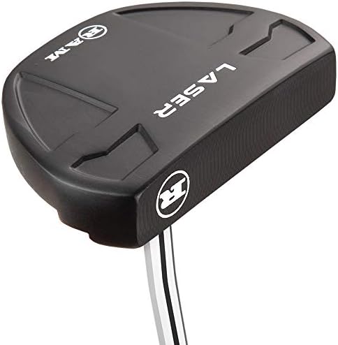 Ram Golf Laser Black Milled Face Mallet Putter - Headcover Included 34"