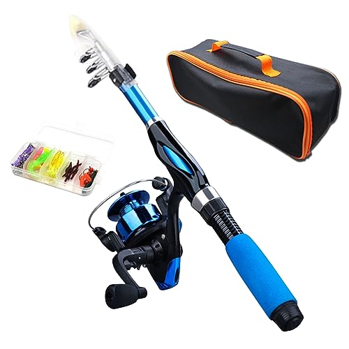 Canne à pêche pour enfants 4 pièces kit télescopique débutant - 5