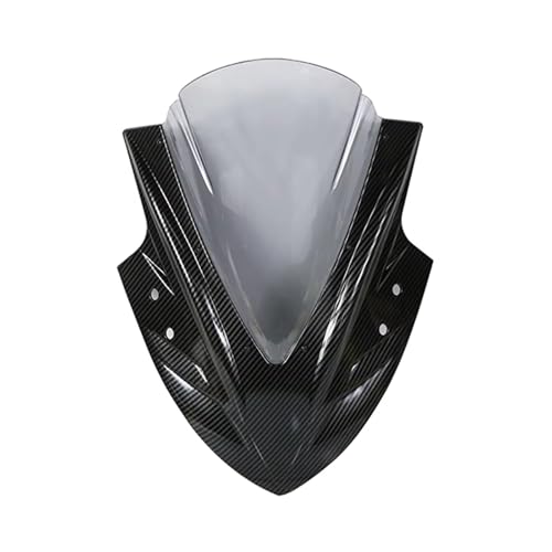 Pare-brise double bulle Ninja 400 300 250 en gris carbone pour motos Kawasaki 2013-2020