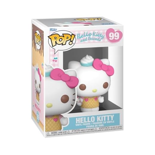 Funko Pop! Sanrio: Hello Kitty - Hello Kitty - (IC) - Figura de Vinilo Coleccionable - Idea de Regalo - Mercancia Oficial - Juguetes para Niños y Adultos - Cartoons Fans