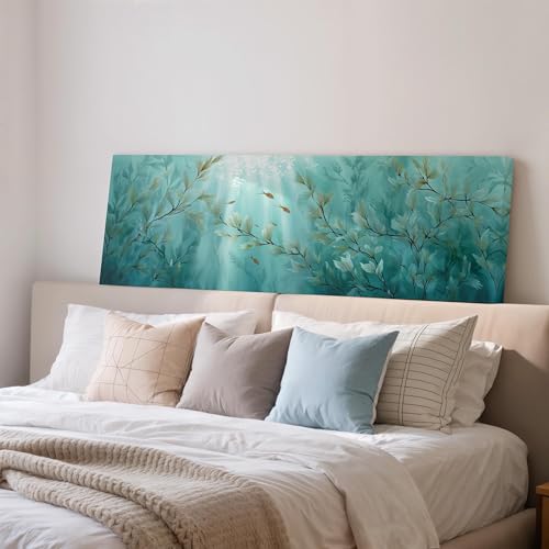 Tableau sous-marin panoramique pour habiller un grand mur vide
