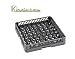 Kerafactum Cesta para lavavajillas para 64 dedos, platos, vasos, tazas, bandejas para...
