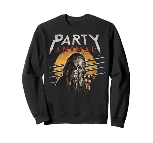 Sweatshirt Chewbacca Star Wars Party Animal une idée cadeau originale pour anniversaire
