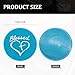 Lyxheth 2PCS Car Cup Holder Coaster, Cup Holder Insert, 2.75 Inch Anti Slip Shockproof Embedded Drink Mat, Blessed Cross and Heart Christian Auto Drink Cup Mat Car Accessories Fit Cars (Sky Blue)