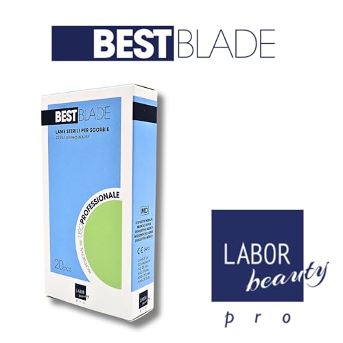 Best Blade – 40 sterile Einwegklingen (2 Packungen mit 20 Stück) für Pediküre, Hornhautentfernung und Fußpflege (Size 12)