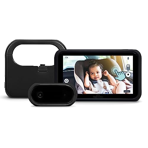Image of Tiny Traveler Baby Monitor - Tiny Wireless Basic Kit (TT002PBB) with Power Bank - Wireless Baby Car Monitor Camera, 8 Hours Power Bank, Night Vision, Video Record & Share, 5" Touchscreen LCD - Black