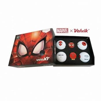 ボルビック ゴルフボール マーベル 6種セット 各4個入 Amazon | New 2019 Volvik X Marvel Heroes Vivid LONG ゴルフ