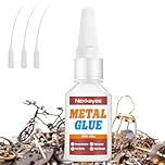 Metal Glue Superglue for Heavy-Duty Metal Repairs Fast-Drying Waterproof Heat-Resistant Adhesive for DIY Car Parts Jewellery Projects