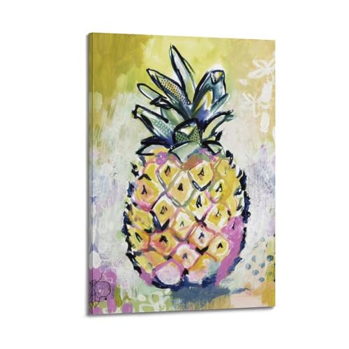 Peinture ananas moderne de qualité supérieure pour cadre 20x30