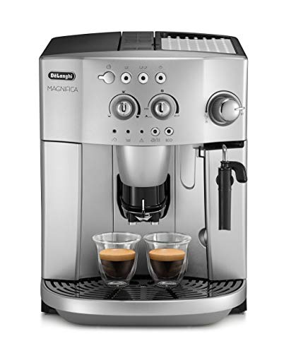 dispensador de café ajustable depósito agua extraíble 1,8l sistema  cappuccino Cafetera superautomática limpieza automática 15 bares presión  plateado Delonghi Ecam 23.420.sb panel lcd Cafeteras Café y té  futakuchi-hakata.com