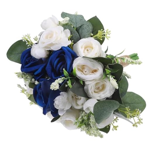 MAGICLULU Ramo De Boda De Novia De Bosque Fresco Fotografía De Viajes Ramo De Boda Ramos Románticos Decoracion Casa Ramo De Flores Falsas Dama De Honor Flor De Seda Familiar Flor Preservada