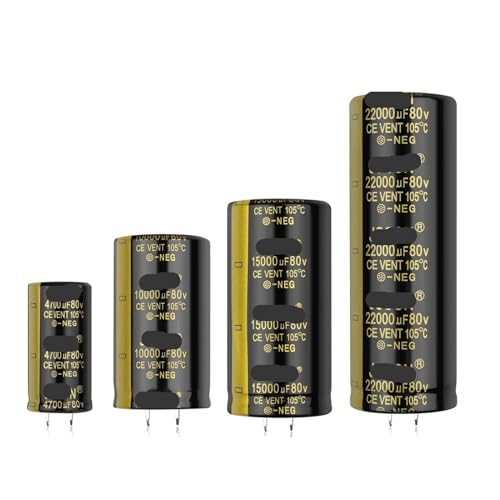 Condensateur électrolytique 80V 15000uF pour filtrage audio haute capacité