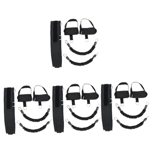 POPETPOP 4 Juegos De Barras De Entrenamiento De Rebote Cables De Gimnasio Correas Push-Up Máquina De Gimnasio Entrenador Eléctrico Glúteo Fitness Cable Banda Tabla Sentarse Equipo