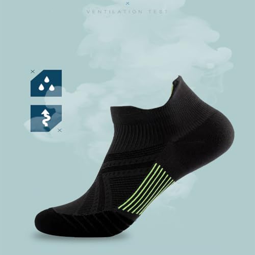 Ankle Athletic Sock for Men and Women,Low Cut Cushioned Compression Running Sock with Ankle Support,Comfortable Breathable3