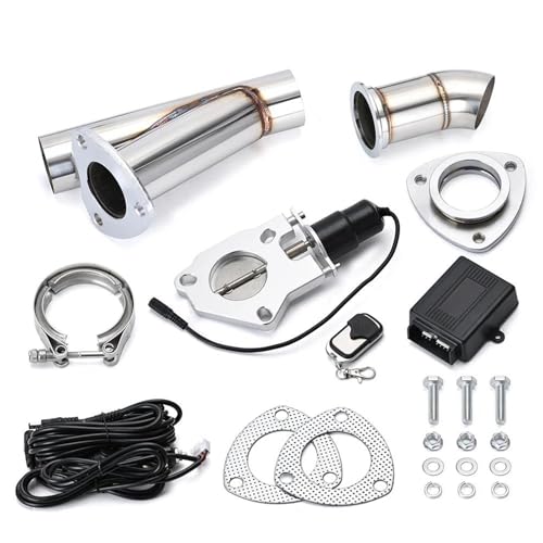 Interruptor de corte de escape eléctrico de 2.25 pulgadas en acero inoxidable PQY5295