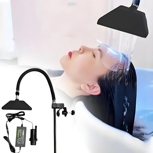 Spa à tête lit de shampooing avec système circulation eau douche cheveux et fixation - 8