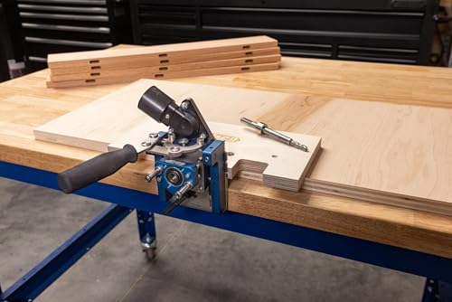 Image of Kreg MortiseMate Loose Tenon Jig - Drill Jig for Woodworking - For Loose Tenon Joinery - Fits Workpieces 1 /2 inch to 1 1 /2 inch Thick
