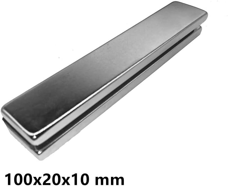 1~5PCS 100x20x10 Block Longest Sheet Neodymium 100x20x10mm Permanent NdFeB 100 * 20 * 10 mm magnet(2PCS)