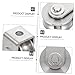 Angoily 201 Stainless Steel U-Groove Lifting Fixed Pulley Detachable Shaft for Industry Use
