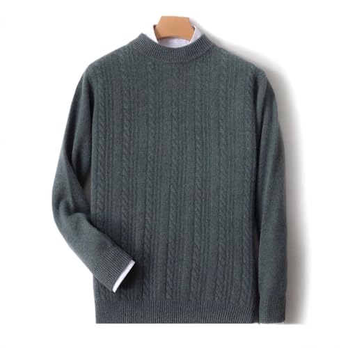 Men's Autumn and Winter Round Neck Pullover Thickened Sweater Men4