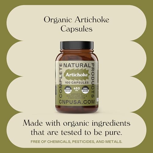 Complete Natural Products Organic Artichoke Capsules