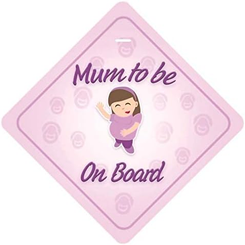 CVANU Mum to be on Board Safty Windows Car Sticker (Pack of 2) CV-140