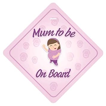 KaaHego Mum to be on Board Safty Windows Car Sticker (Pack of 2) CV-140