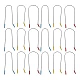 VOSAREA Clip di Fissaggio per Bigodini Caldi 24 Pezzi, Pinze di Sostituzione per Arricciacapelli Termici, Accessori per Styling Chioma da Salone e Uso Domestico