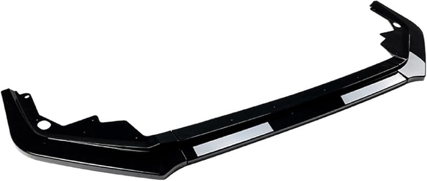 Universal Front Lip for 2021-2025 Honda 11th Generation Civic ABS Front Air Dam Chin Spoiler Bumper Lower Lip Splitter Guard Glossy Black,Black