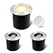 Produktbild SSC-LUXon 3er Pack JADINA Bodeneinbaustrahler schwenkbar flach mit LED 4W warmweiß 230V - Bodenlampe befahrbar rund außen IP67