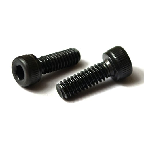 UNC 4#-40 Alloy Steel 100pcs Hex Socket Head Cap Screws,12.9 Grade,Full Thread,Metric,Knuled Head Bolt Black (4#40 x 1/4") -  HZ Ltd