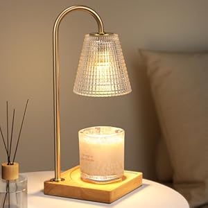 Hong-in Candle Warmer Lamp with Timer-Dimmable Candle Warmer,Birthday Gifts for Women Mom Sister,House Warming Gifts New Home Bedroom Decor,Wax Warmer for Scented Wax Jar Candles