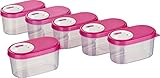 tupperware puderzuckerstreuer befüllen Außenabmessungen: 9,5x5x5cm (LxBxH). Inhalt: 0,14 Liter. Farbe: Pink.