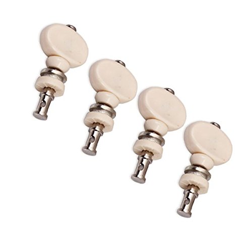 4 pièces Blanc cassé Guitare Ukulélé 4 cordes mécaniques d’accordage Machine Head Tuners - Les Beatles, Paul McCartney, John Lennon, RIngo Starr, George Harrison 4 pièces Blanc cassé Guitare Ukulélé 4 cordes mécaniques d'accordage Machine Head Tuners