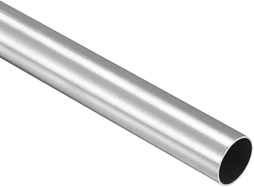 Miniatura 4 de uxcell Tubo redondo de acero inoxidable 304 0.512 in OD 0.020 in espesor de pared 9.843 in longitud 2 piezas