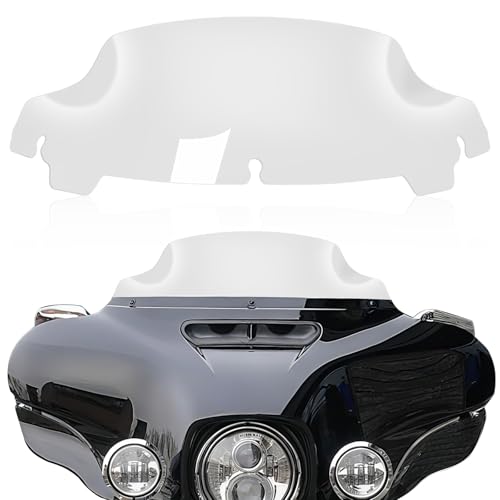 Image of Clear 7 inch Motorcycle Windshield Windscreen Compatible for 2014-2023 Harley Davidson Touring Street Glide /Electra Glide /Ultra Limited /Tri Glide FLHT FLHX FLHXS FLHTK