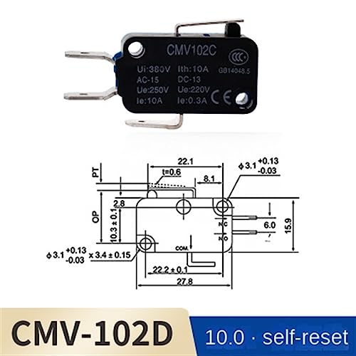 Microswitch CS10N001C2 V15 de voyage pour interrupteur limite CMV100D - 5