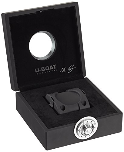 U-Boat 7117 - Reloj de automático para Hombre, con Correa de Otros Materiales, Color marrón