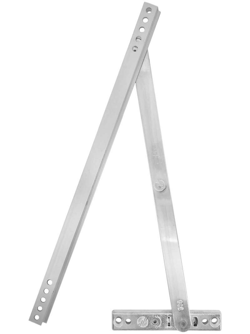 Gardinia Upvc Door Restrictor Metal Strong Keep Open Friction Arm