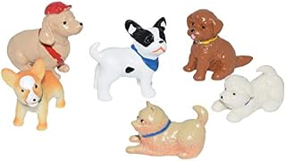 AMOBESTER Dollhouse Pet Puppies Miniature Dog Decorations