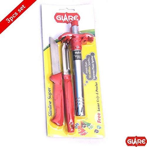 KRISH - Kitchen Gas Lighter with Laser Knife & Peeler