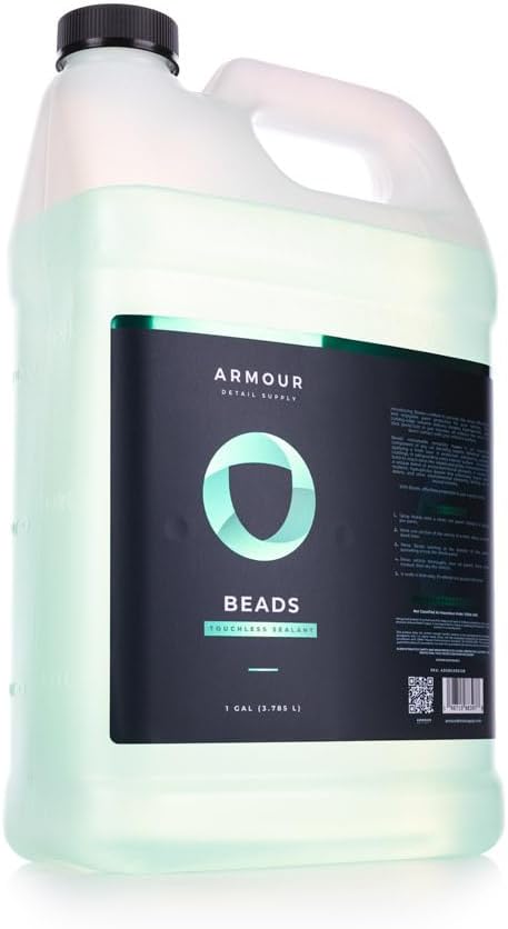 Armour Detail Supply - Beads Touchless Sealant - Glossy Hydrophobic Spray Finish with Fast Cure Time for All Exterior Surfaces - 128 oz