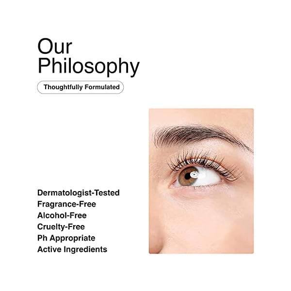 MATKAS Korean Gentle Lash Serum for Eyelash Growth - Eyelash Serum To Grow Lashes Stronger, Thicker, Healthier Eye Lash, Eyelash Growth Serum - Panthenol, Niacinamide, Amino Acids, Vitamin E, Peptides